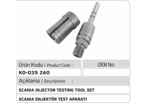 Scania Enjektör Test Aparatı 